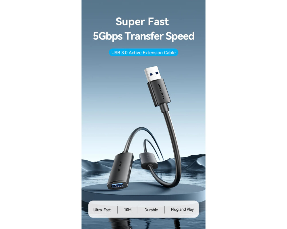 Кабел Vention Кабел удължение USB 3.0 AM / AF... 11