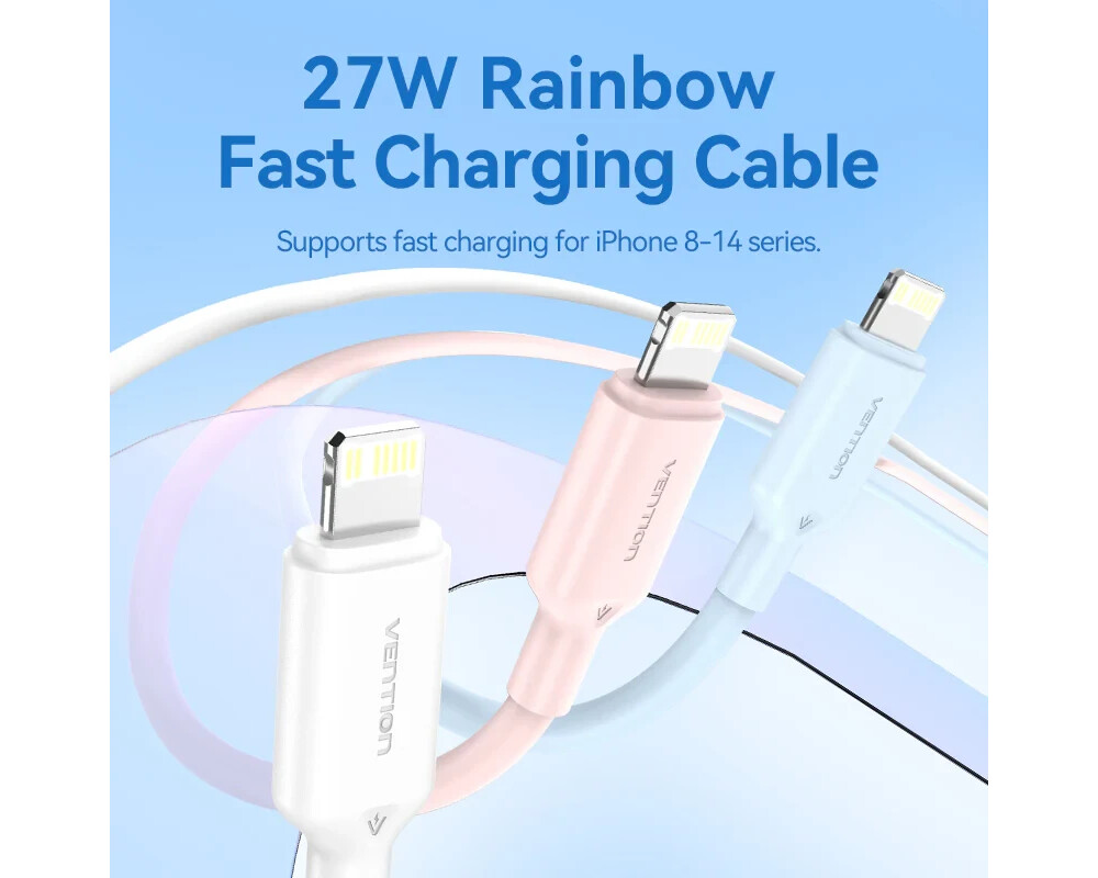 Кабел Vention кабел Cable USB 2.0 Type-C to Li... 2