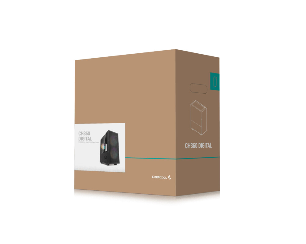 Кутия DeepCool mATX - CH360 DIGITAL 15