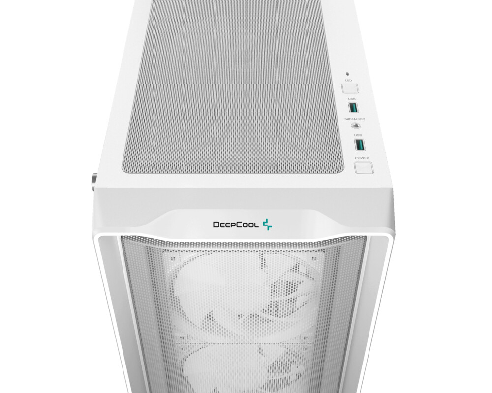 Кутия DeepCool ATX - CC560 MESH White v2 7