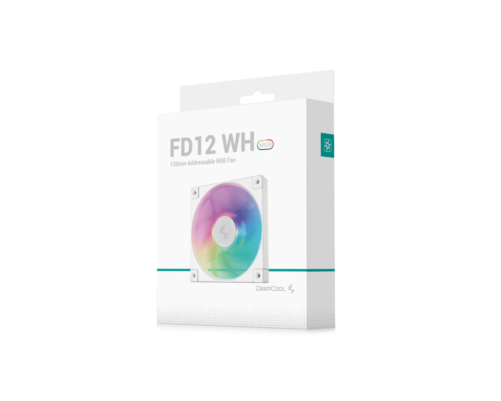 Вентилатор DeepCool 120mm - FD12 ARGB White 19