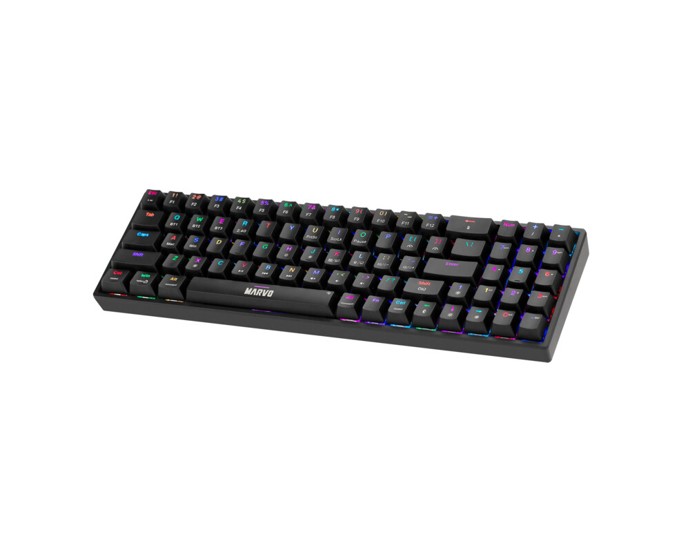 Клавиатура Marvo безжична механична геймърска клавиатура Wireless Gaming Mechanical keyboard Shogo 78W - KG956W - Bluetooth 5.0 4