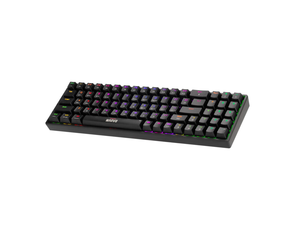 Клавиатура Marvo безжична механична геймърска клавиатура Wireless Gaming Mechanical keyboard Shogo 78W - KG956W - Bluetooth 5.0 6