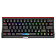  Marvo безжична механична геймърска клавиатура Wireless Gaming Mechanical keyboard Hecate 61WR Black - KG962W-R - Bluetooth 5.0 783359 MARVO-KG962W-R на топ цена - PIC.bg