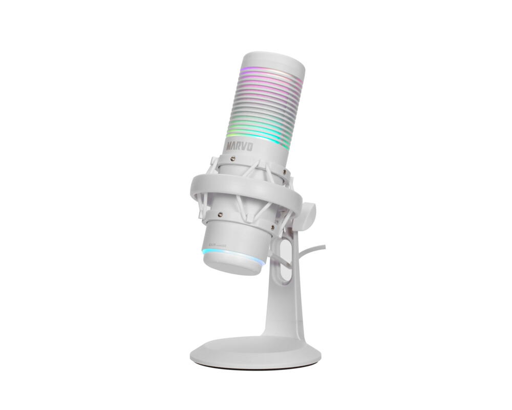 Микрофон Marvo Геймърски Gaming USB Microphone Blast 60 White - MIC-07 WH - USB 4