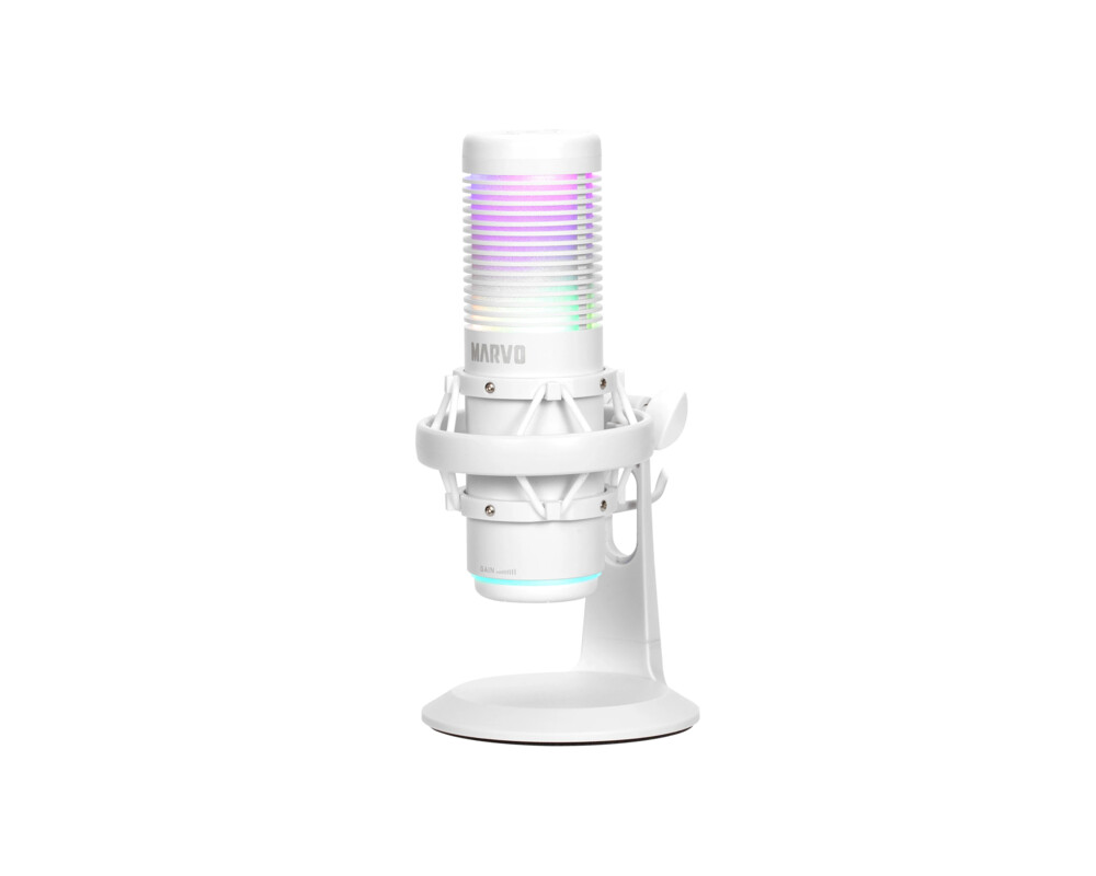 Микрофон Marvo Геймърски Gaming USB Microphone Blast 60 White - MIC-07 WH - USB 3