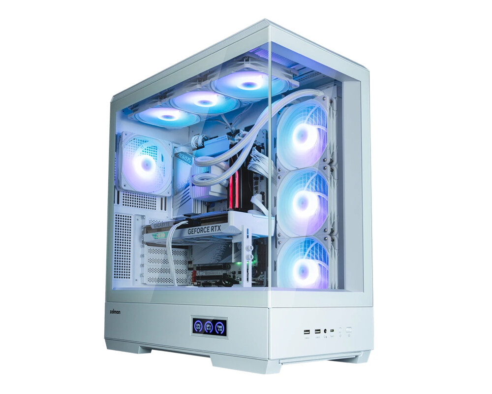Кутия Zalman ATX - P50 DS White - Digital Display 3
