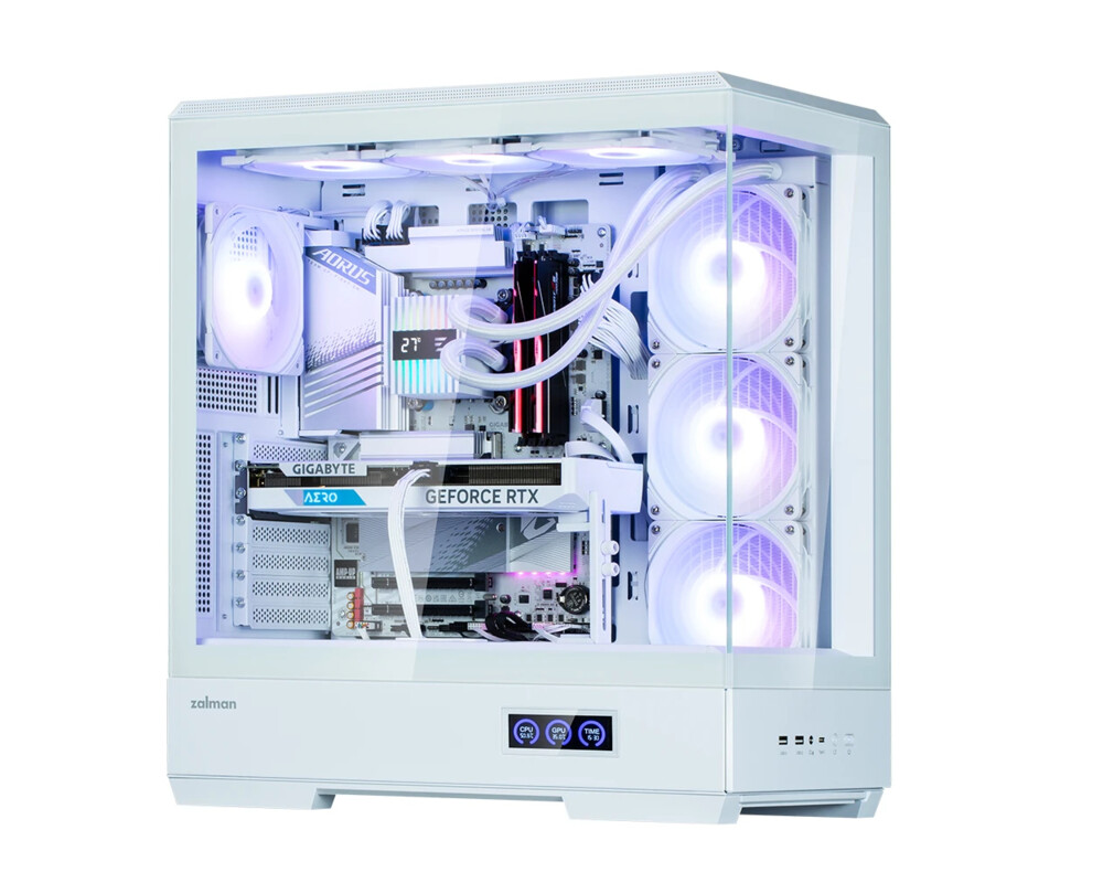 Кутия Zalman ATX - P50 DS White - Digital Display 4