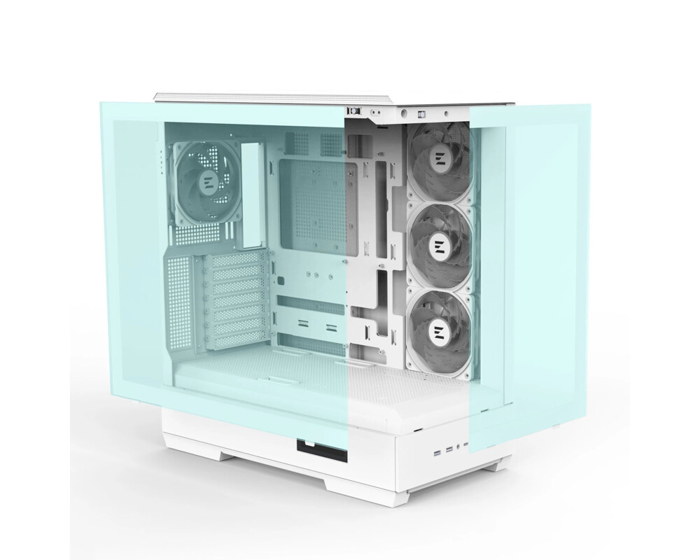 Кутия Zalman ATX - P50 DS White - Digital Display 17