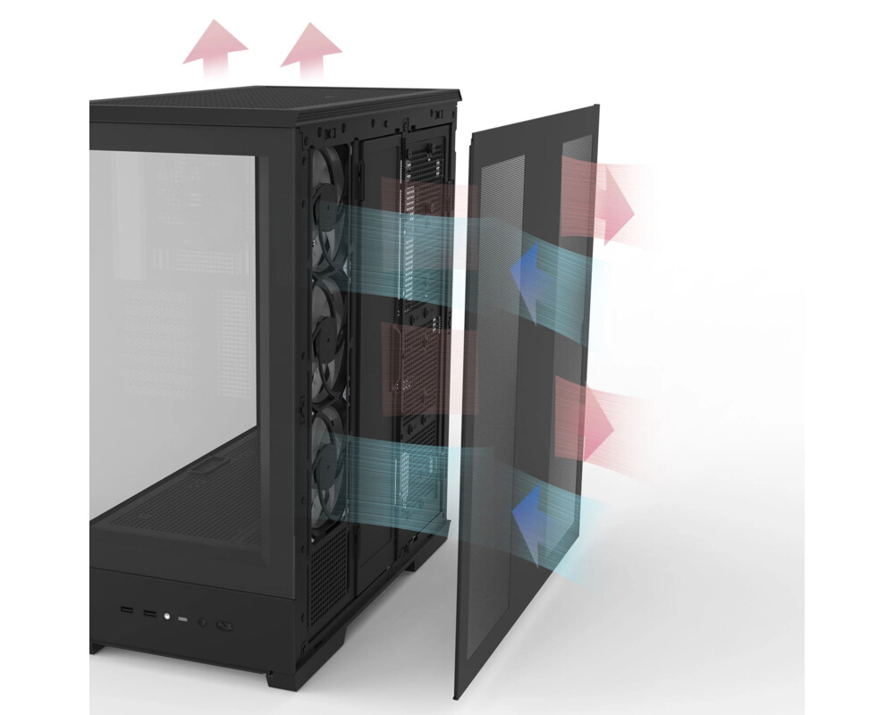 Кутия Zalman ATX - P50 DS Black - Digital Display 22