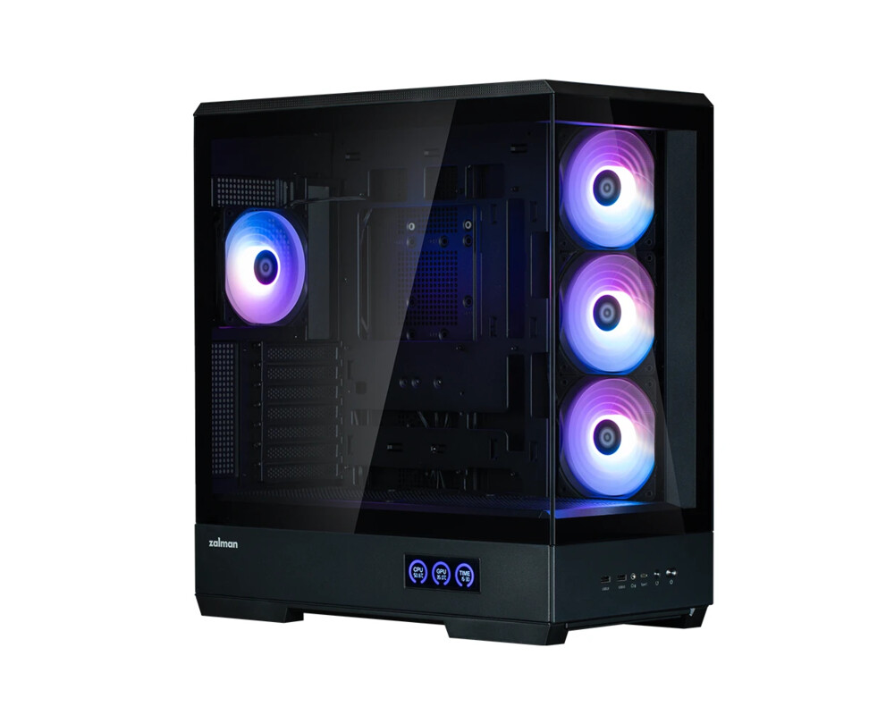 Кутия Zalman ATX - P50 DS Black - Digital Display 2