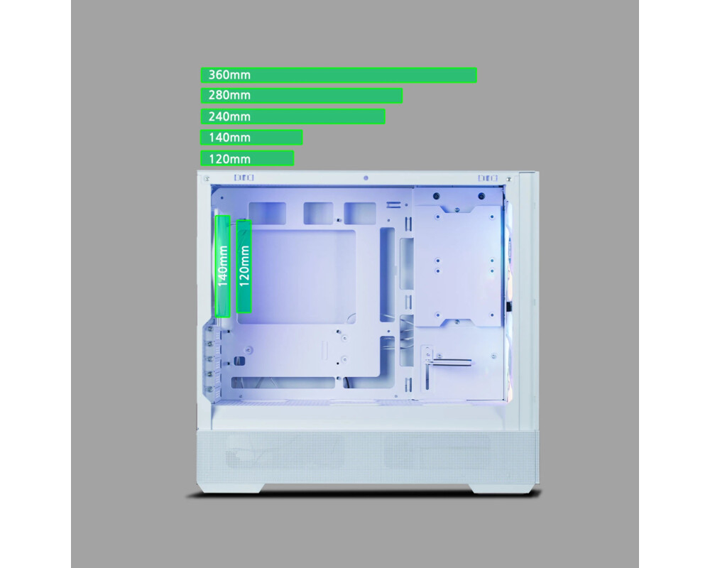 Кутия Zalman mATX - P30 AIR White 27