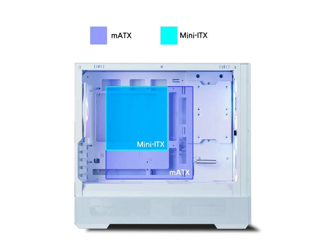 Кутия Zalman mATX - P30 AIR White 26
