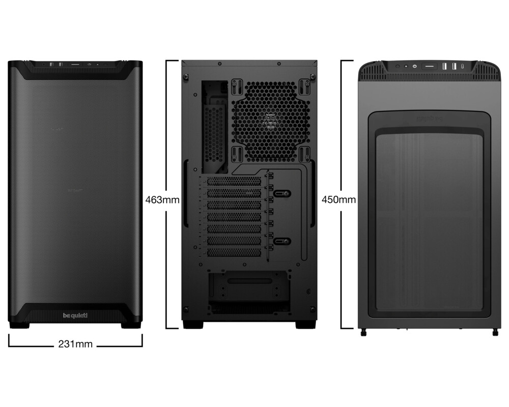 Кутия be quiet! ATX - Pure Base 501 Airflow Wi... 2