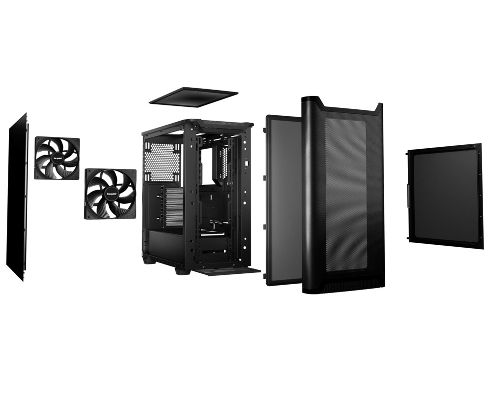 Кутия be quiet! ATX - Pure Base 501 Airflow Bl... 4