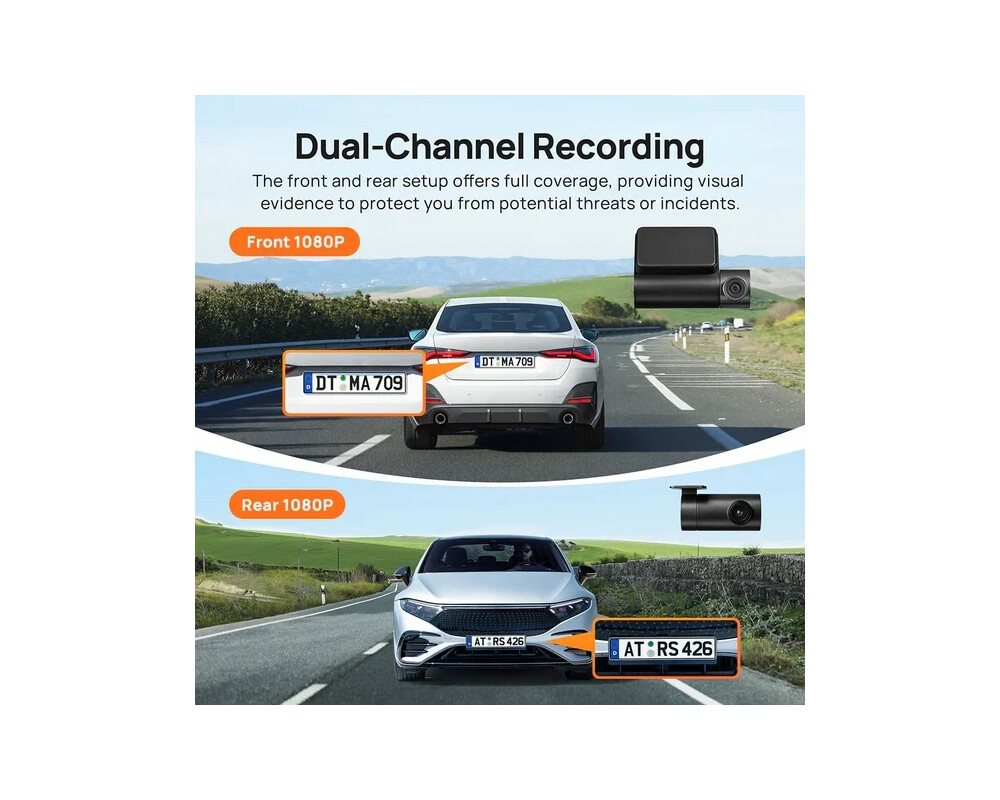 Видеорегистратор 70mai Dash Cam HDR Set A200-1 5