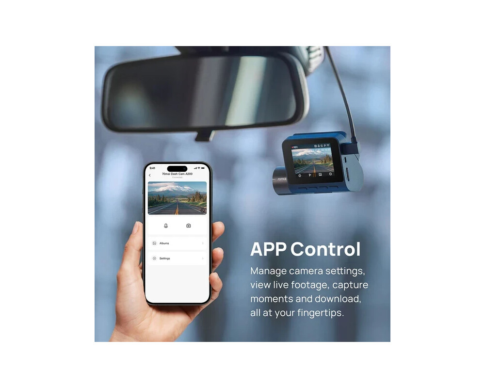 Видеорегистратор 70mai Dash Cam HDR Set A200-1 4