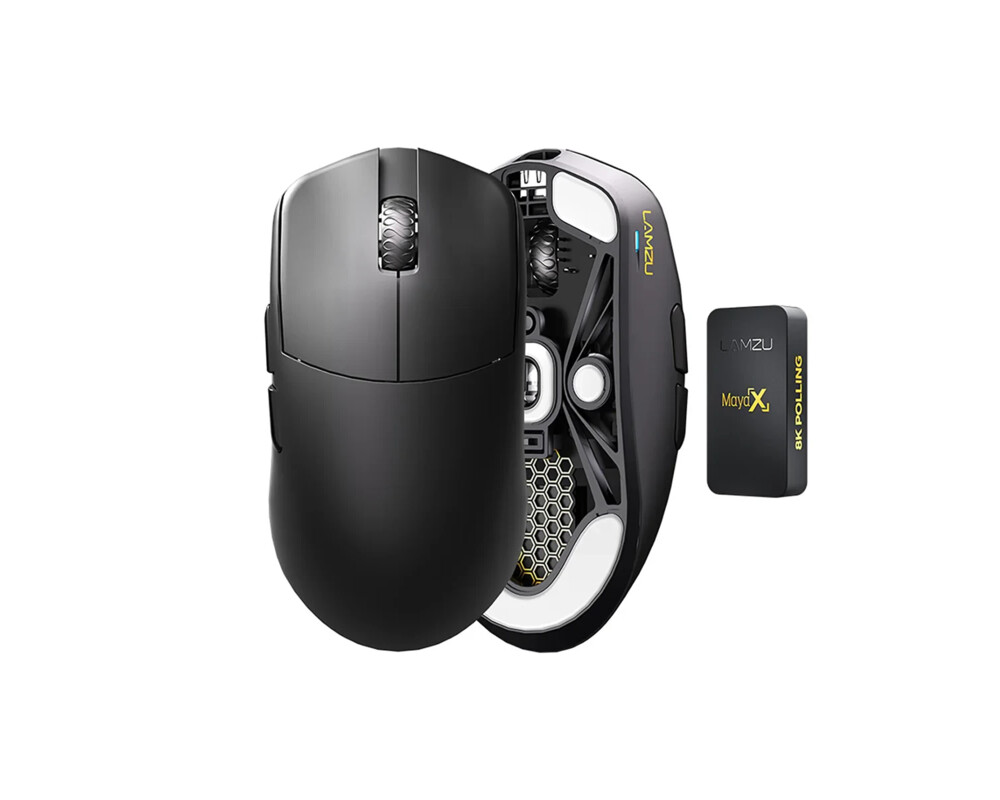 Мишка Lamzu професионална MAYA X 8K - Black 3