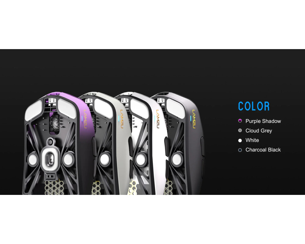 Мишка Lamzu професионална MAYA X 8K - Black 6