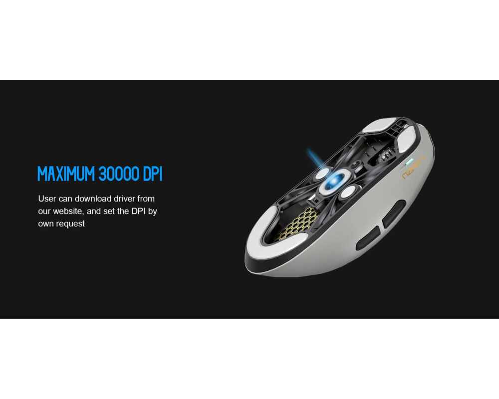 Мишка Lamzu професионална MAYA X 8K - Black 10