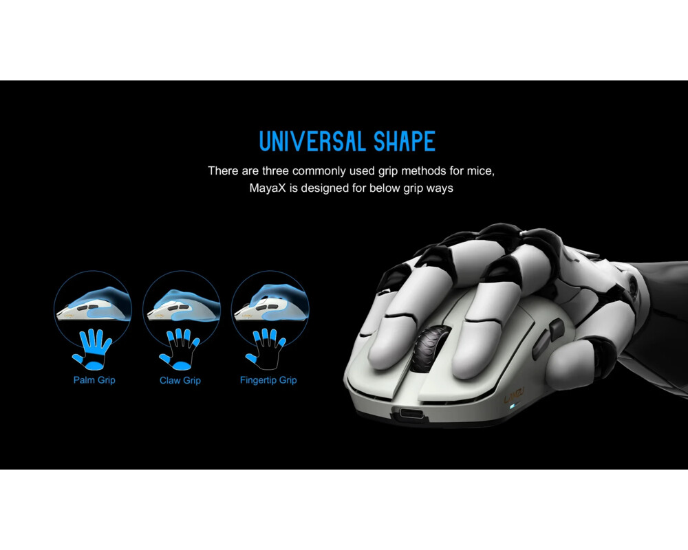 Мишка Lamzu професионална MAYA X 8K - Black 15