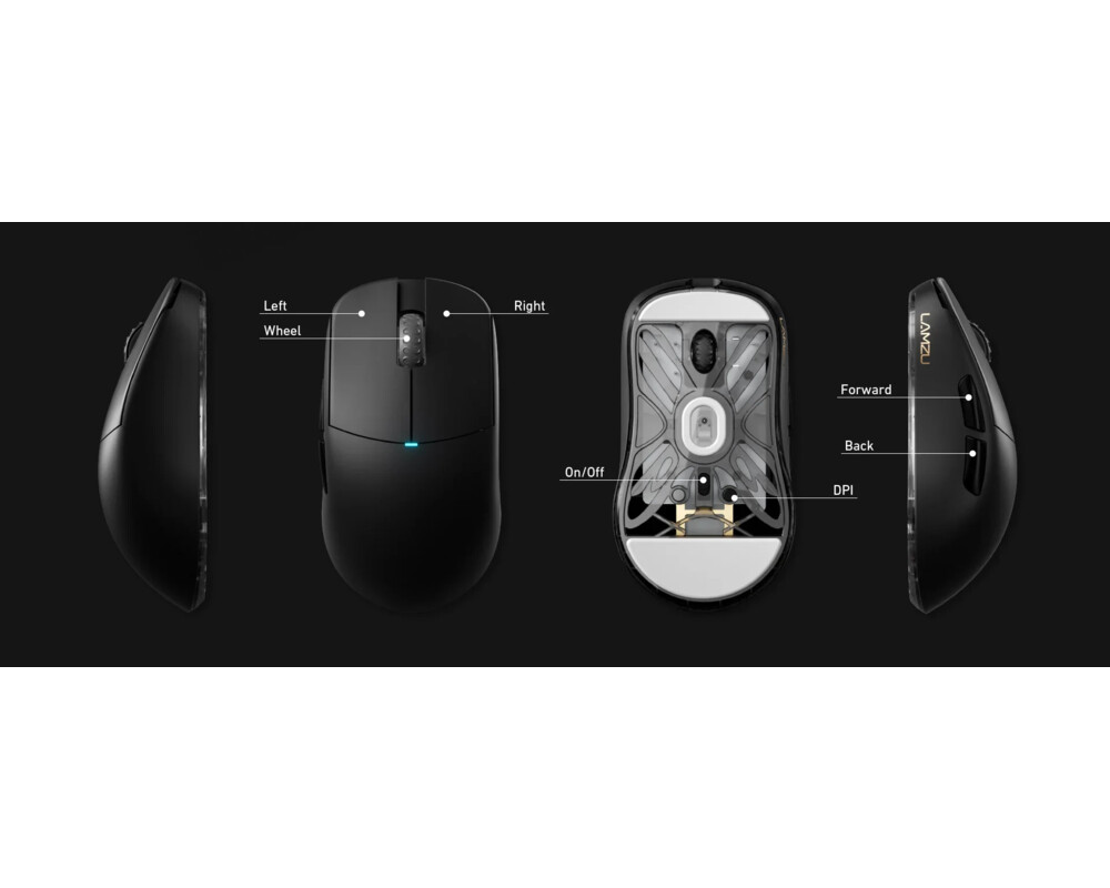 Мишка Lamzu професионална ATLANTIS MINI 4K - C... 15