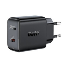  Acefast Универсално за стена Charger Wall GaN PD30W - A21 - USB-C x 1 788811 ACEFAST-A21-BK на топ цена - PIC.bg