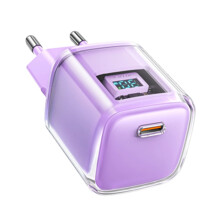  Acefast Универсално за стена Charger Wall GaN PD30W - A53 - USB-C x 1 789037 ACEFAST-A53-PRPL на топ цена - PIC.bg