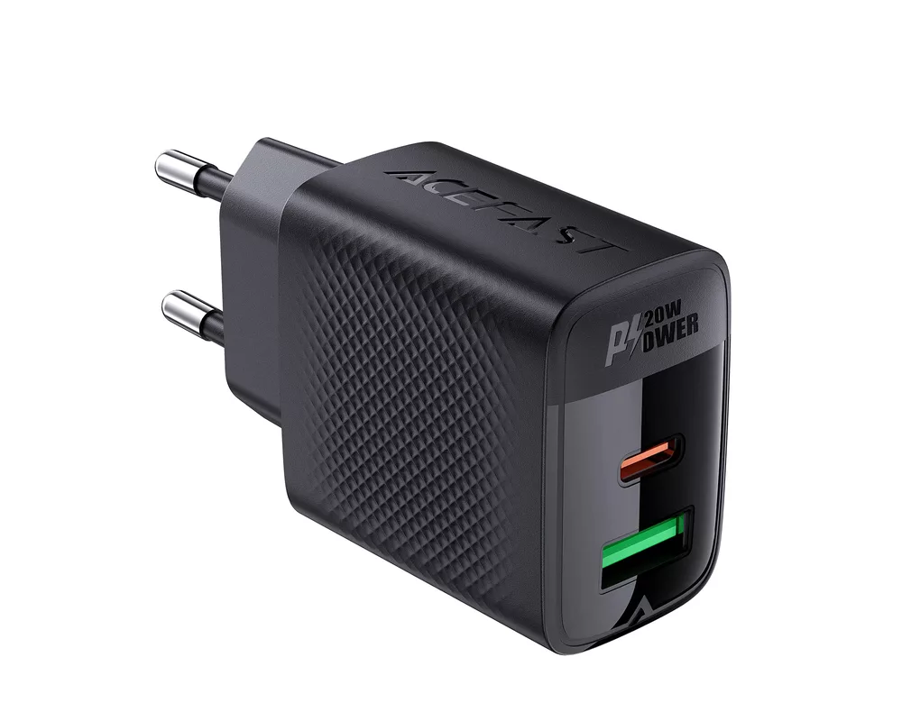 Зарядно Acefast Универсално за стена Charger Wall GaN PD 20W - A78 - USB-C x 1 3