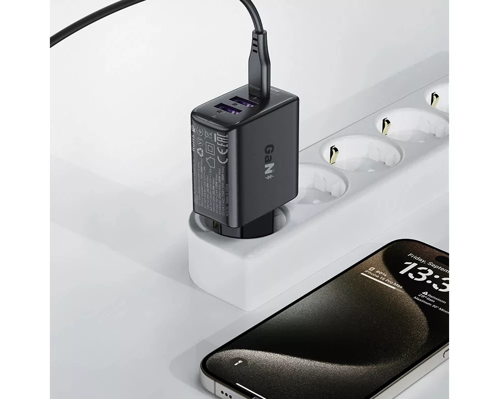 Зарядно Acefast Универсално за стена Charger Wall GaN PD 35W - A57 - USB-C x 1 5