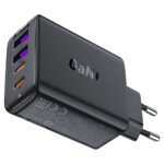 <span>Зарядно</span> Acefast Универсално за стена Charger Wall GaN PD45W - A61 - USB-C x 2 <span class='catalog-num-in-name'>ACEFAST-A61-BK</span> - 