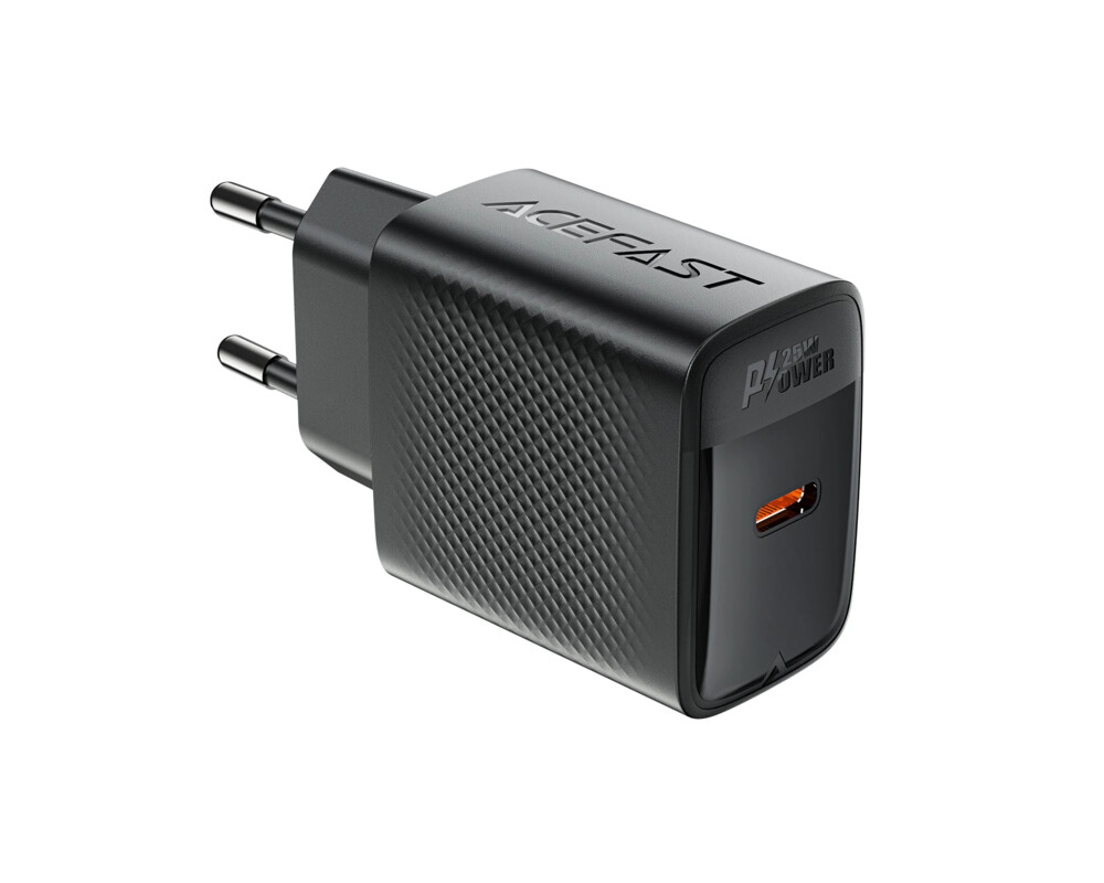 Зарядно Acefast Универсално за стена Charger Wall GaN PD25W - A104 - USB-C x 1 2