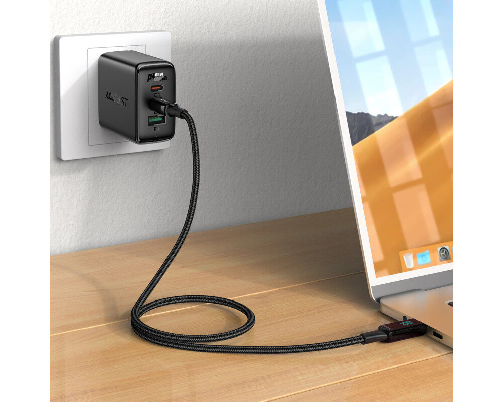 Кабел Acefast Кабел USB-C to USB-C Cable 100W... 3
