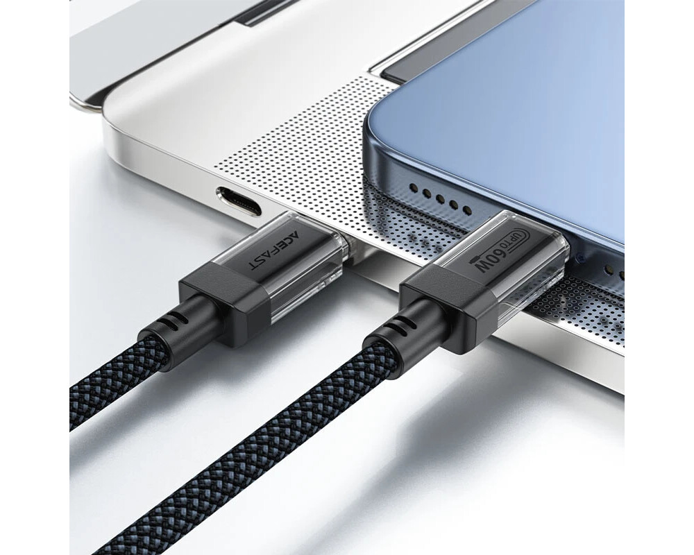 Кабел Acefast Кабел USB-C to USB-C Cable 60W S... 4