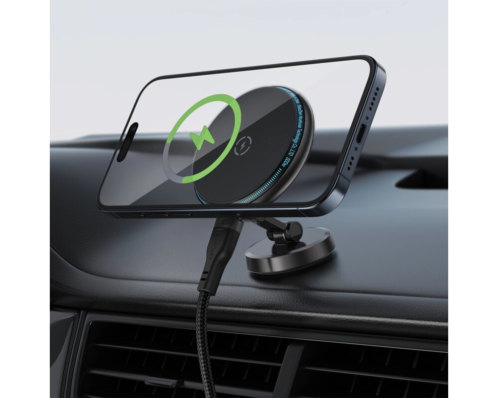 Стойка Acefast Зареждаща Car phone holder - MAG-Charging 15W 5