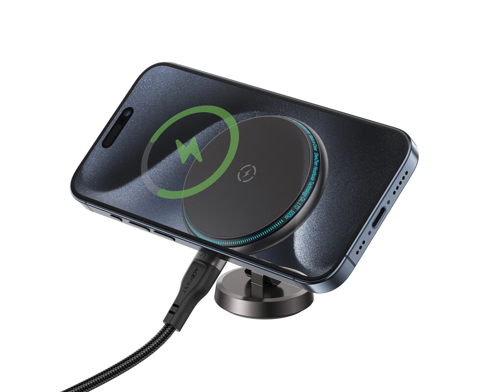 Стойка Acefast Зареждаща Car phone holder - MAG-Charging 15W 2