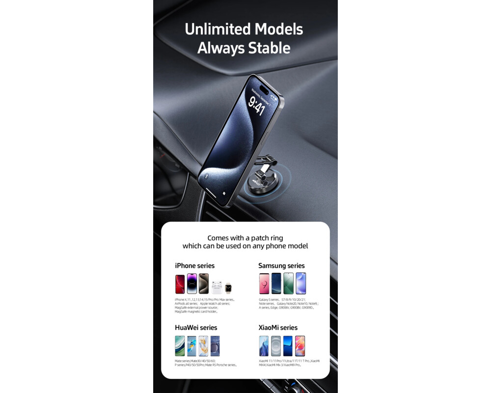 Стойка Acefast Car phone holder - Metal 8
