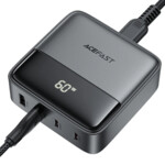<span>Зарядно</span> Acefast настолно за стена Desktop Wall Charger PD65W GaN Z6 <span class='catalog-num-in-name'>ACEFAST-Z6-BK</span> - 