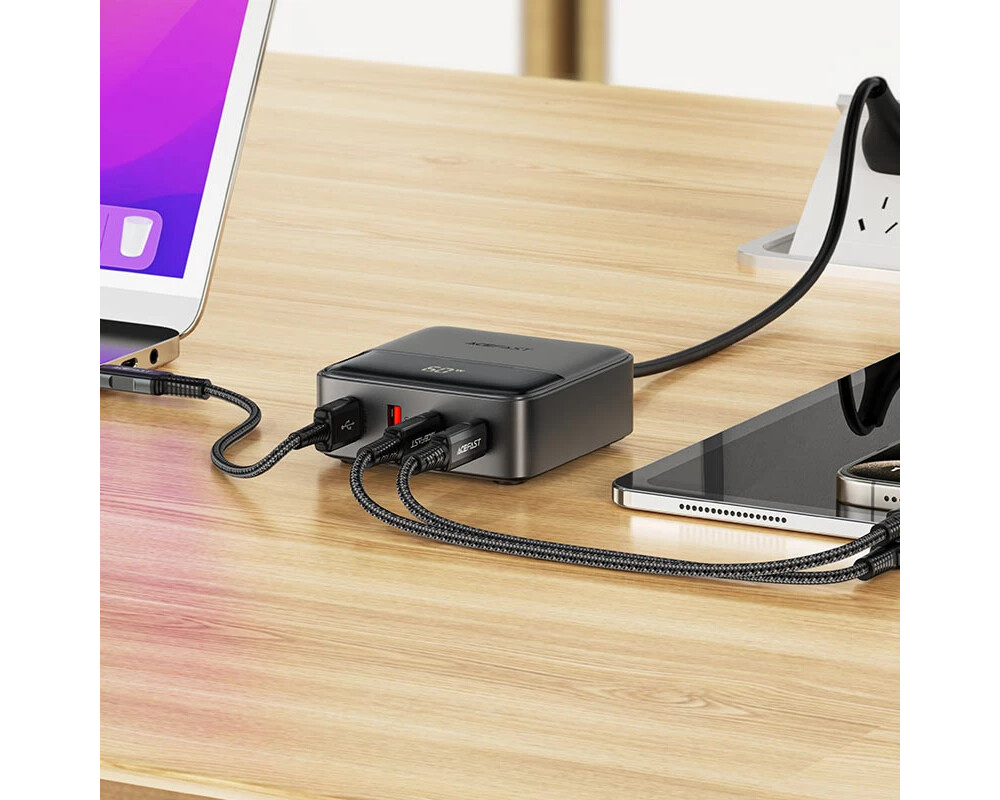 Зарядно Acefast настолно за стена Desktop Wall Charger PD65W GaN Z6 4