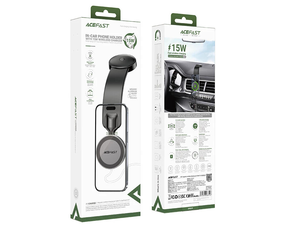Стойка Acefast Car phone holder - Magnetic Charging 8