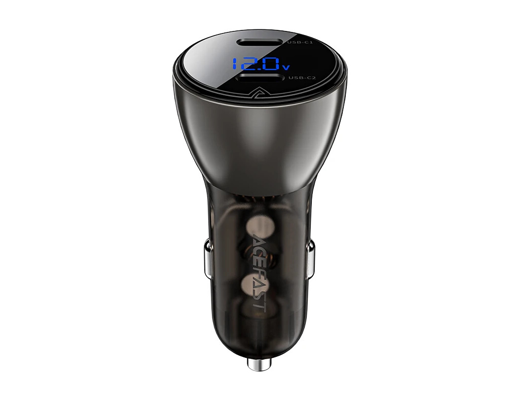Зарядно Acefast Fast Charger Car PD3.0 60W - B10 - USB-C x 2 2