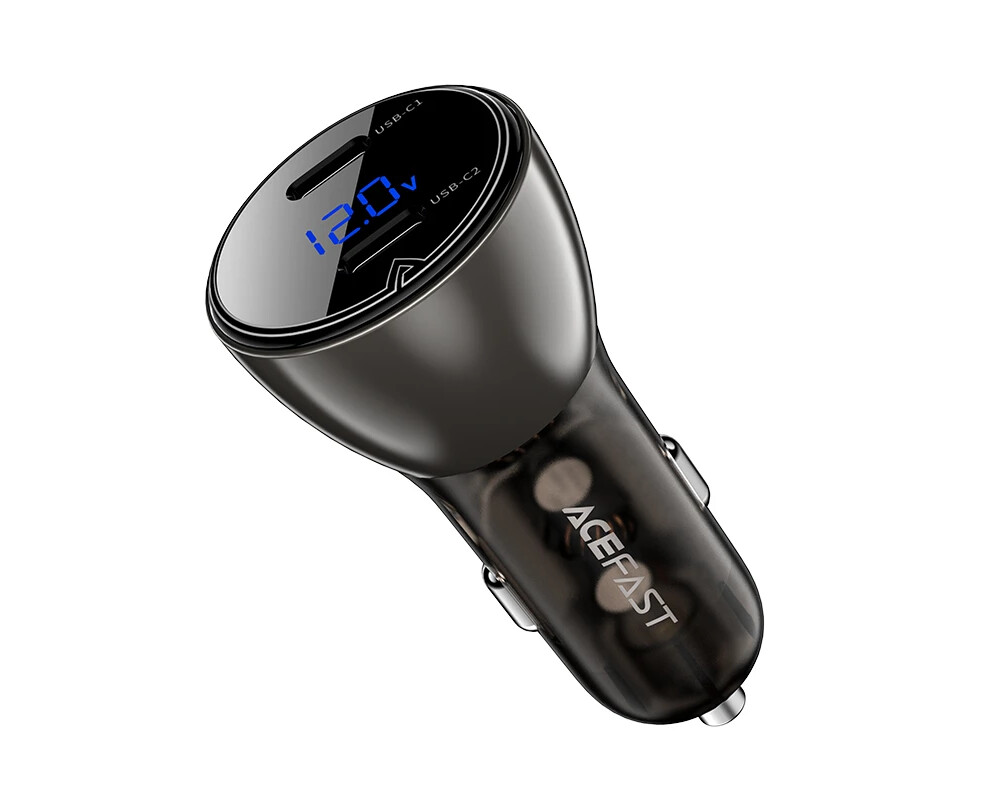 Зарядно Acefast Fast Charger Car PD3.0 60W - B10 - USB-C x 2
