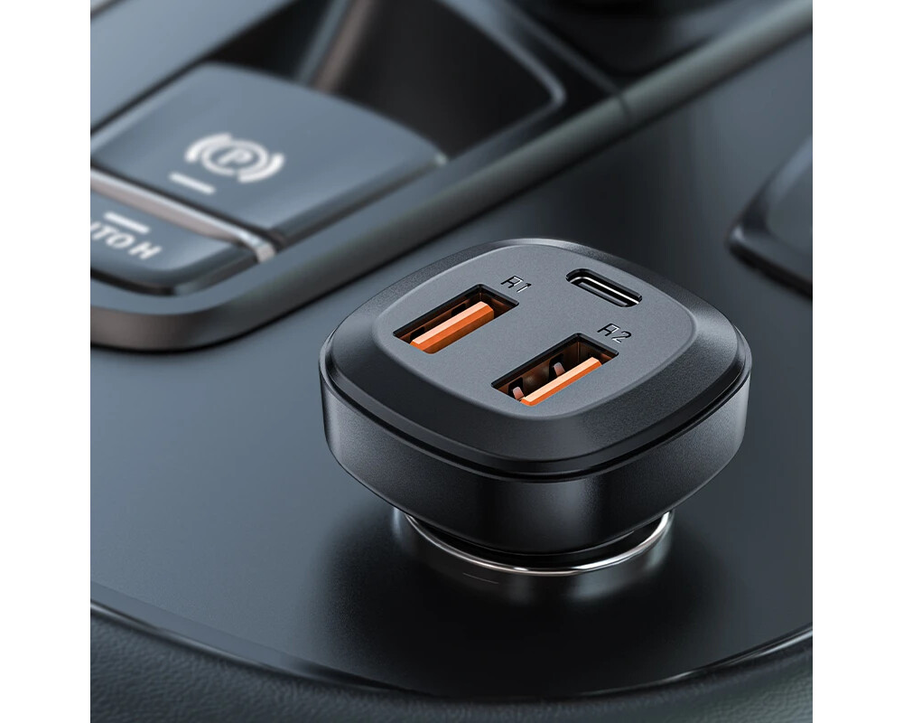 Зарядно Acefast Fast Charger Car PD3.0 66W - B9 - USB-C x 1 4