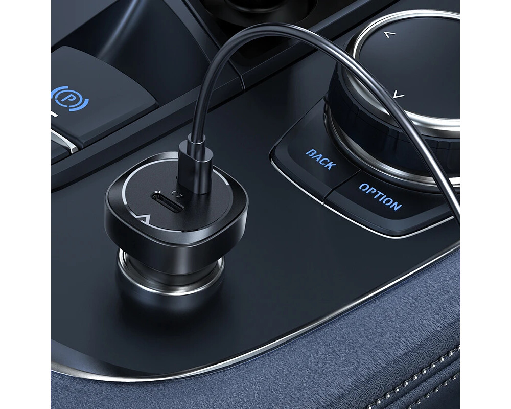 Зарядно Acefast Fast Charger Car PD3.0 72W - B2 - USB-C x 2 4