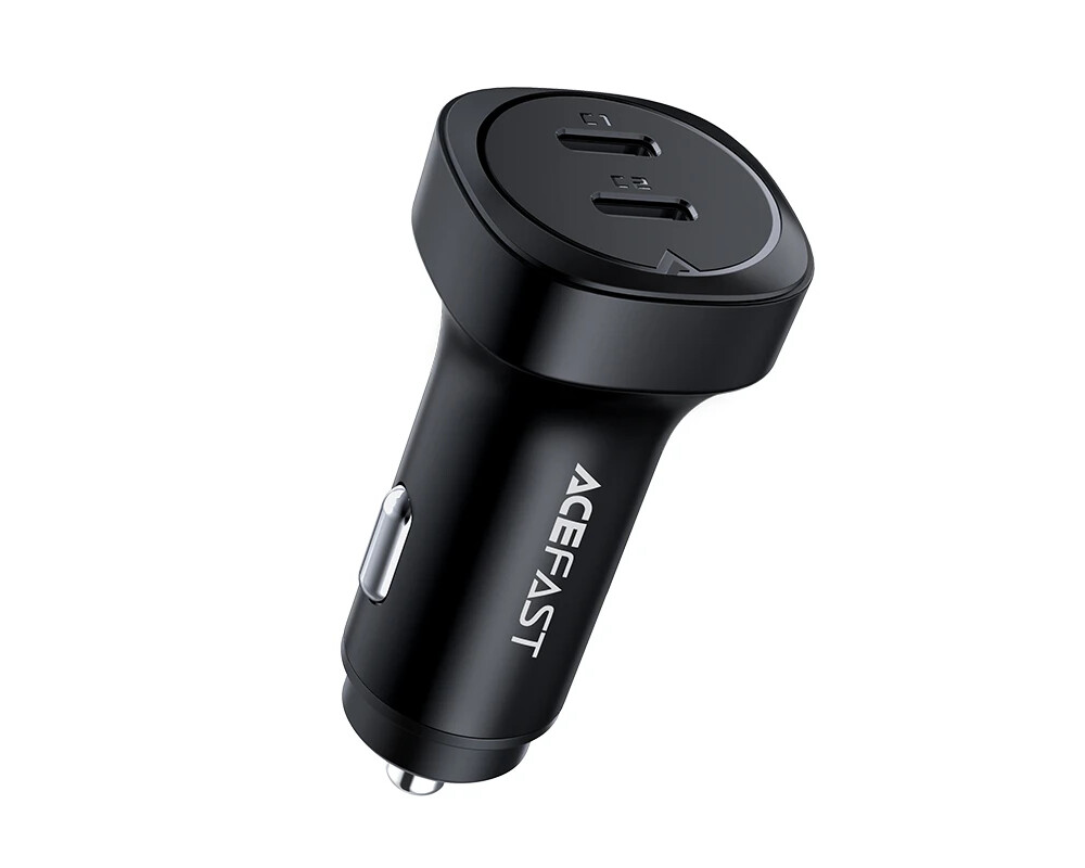 Зарядно Acefast Fast Charger Car PD3.0 72W - B2 - USB-C x 2