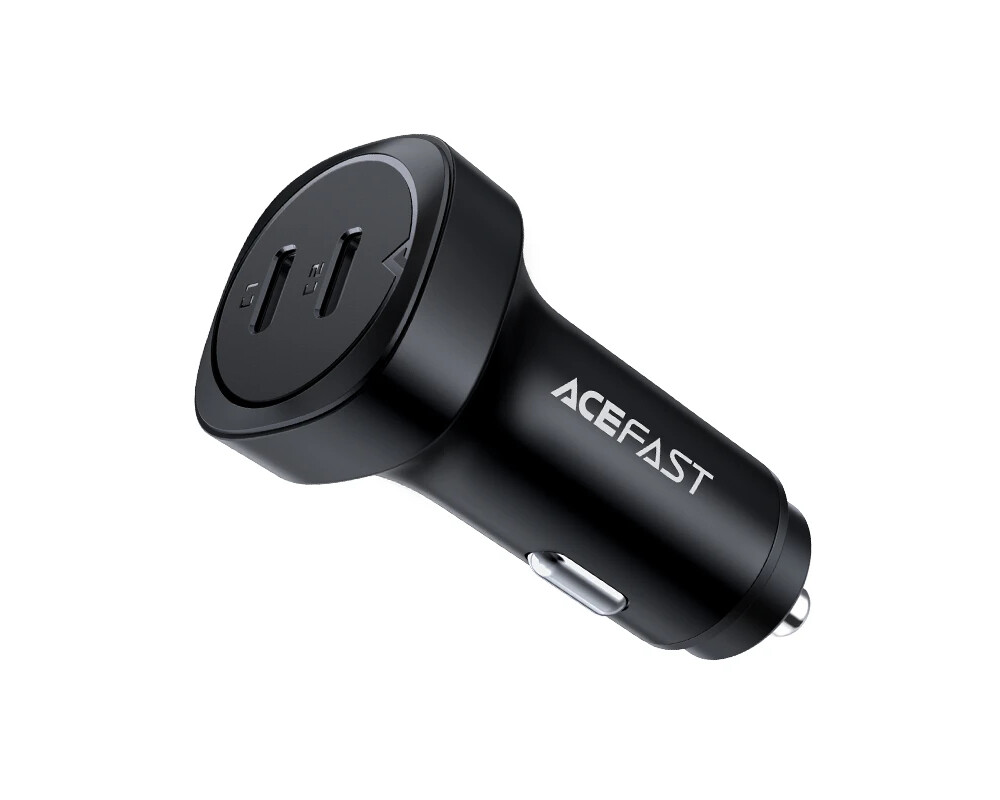 Зарядно Acefast Fast Charger Car PD3.0 72W - B2 - USB-C x 2 3
