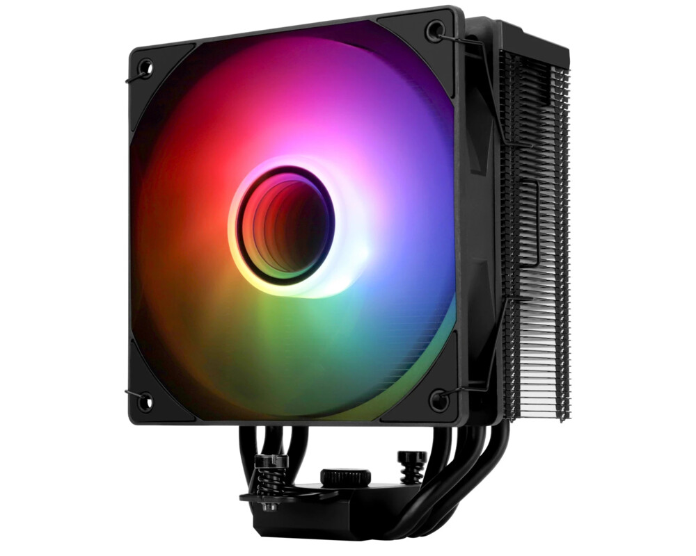 Охладител за процесор Thermalright Assassin Spirit 120 Vision A-RGB Black - LCD Display 2