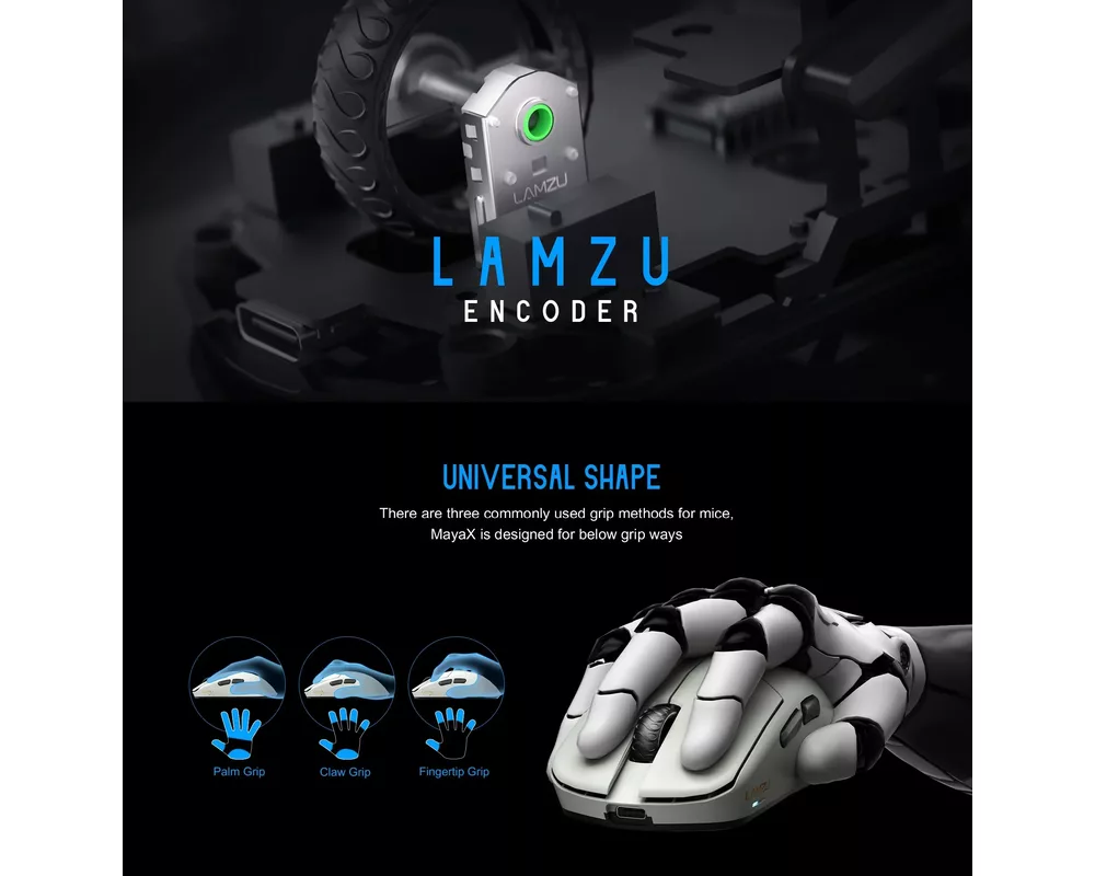 Мишка Lamzu професионална MAYA X 8K - Wireless... 8