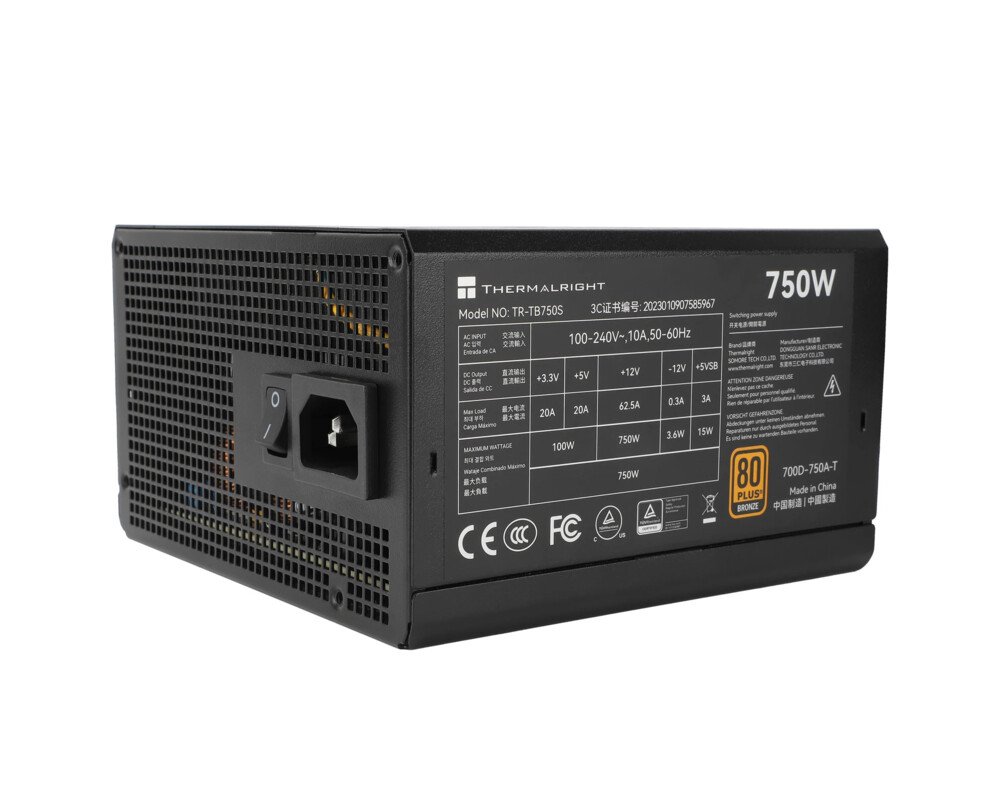 Захранване Thermalright ATX 3.0 750W Bronze - TR-TB...