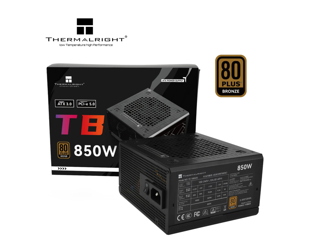 Захранване Thermalright ATX 3.0 850W Bronze - TR-TB... 5
